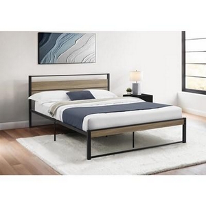 Queen Platform Bed by Monarch