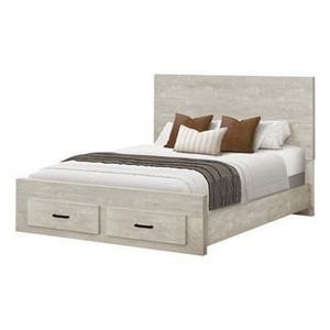 Queen Panel Bed with Storage by Monarch