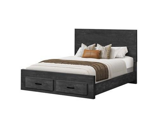 Queen Panel Bed with Storage by Monarch