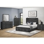 Queen Panel Bed with Storage by Monarch