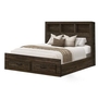 Queen Bookcase Bed with Storage by Monarch