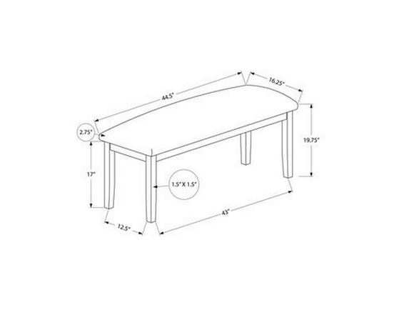Bench by Monarch