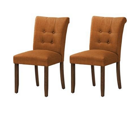 Set of 2 Dining Chairs by Monarch