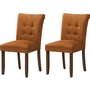 Set of 2 Dining Chairs by Monarch