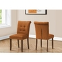Set of 2 Dining Chairs by Monarch