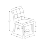 Set of 2 Dining Chairs by Monarch