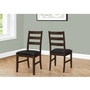 Set of 2 Dining Chairs by Monarch