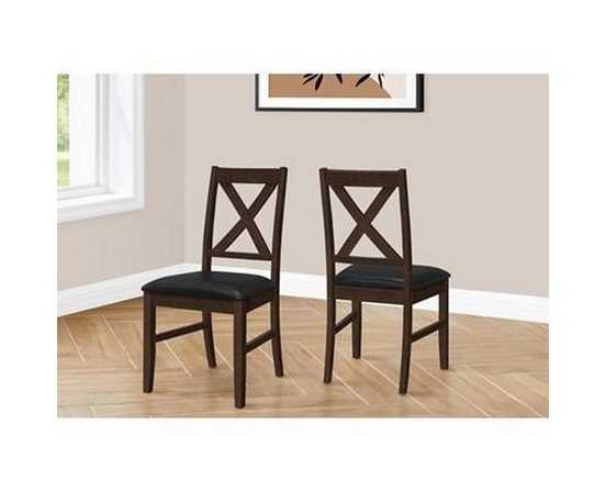 Set of 2 Dining Chairs by Monarch