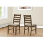Set of 2 Dining Chairs by Monarch
