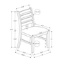 Set of 2 Dining Chairs by Monarch