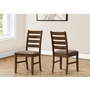 Set of 2 Dining Chairs by Monarch