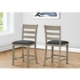 Set Of 2 Counter Height Dining Chairs by Monarch