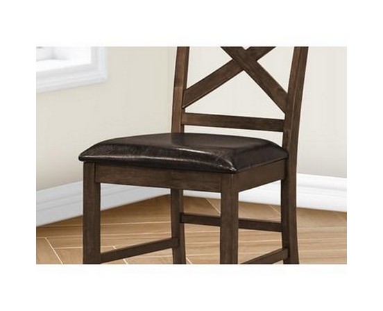 Set of 2 counter Height Dining Chair by Monarch