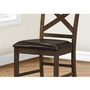 Set of 2 counter Height Dining Chair by Monarch