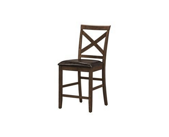Set of 2 counter Height Dining Chair by Monarch