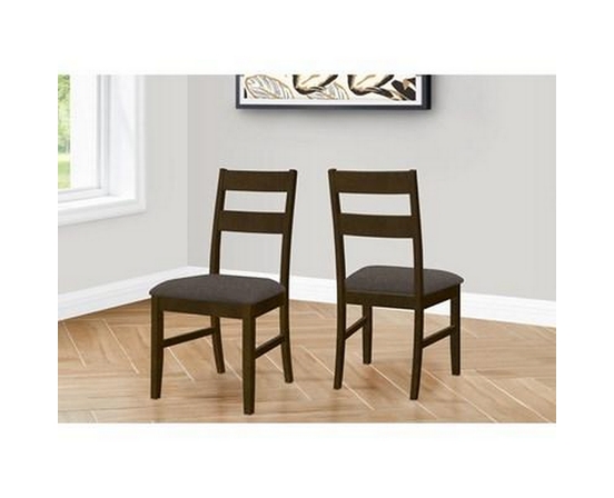 Set of 2 Dining Chairs by Monarch