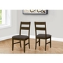 Set of 2 Dining Chairs by Monarch