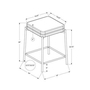 Set of 2 counter Height Stools by Monarch