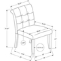 Set of 2 Dining Chairs by Monarch