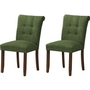 Set of 2 Dining Chairs by Monarch