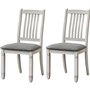 Set of 2 Dining Chairs by Monarch