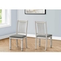 Set of 2 Dining Chairs by Monarch