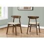 Set of 2 Dining Chairs by Monarch