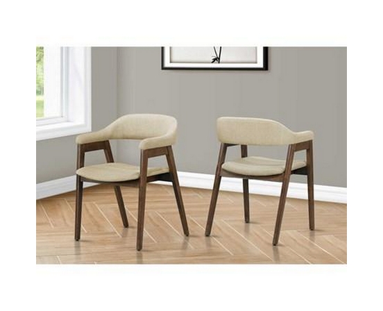 Set of 2 Dining Chairs by Monarch