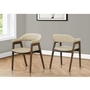 Set of 2 Dining Chairs by Monarch