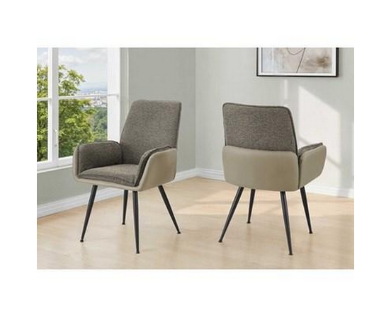 Set of 2 Dining Chairs by Monarch