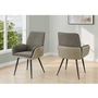 Set of 2 Dining Chairs by Monarch