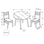 3 pc Dinette by Monarch