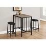 3 pc Counter Height Dinette by Monarch