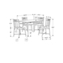 5 pc Dinette by Monarch