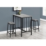 3 pc Counter Height Dinette by Monarch