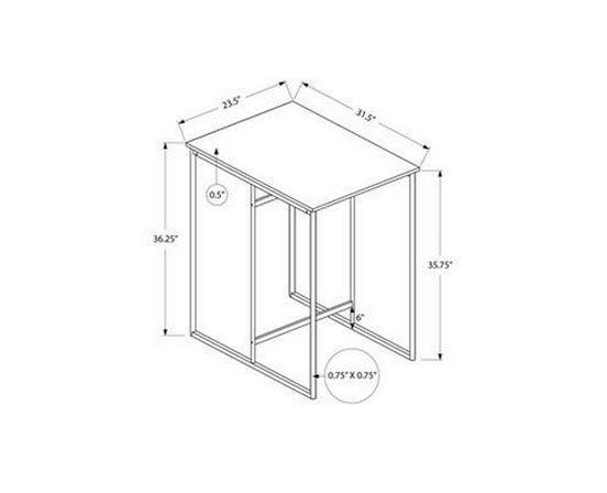 Counter Height Dining Table by Monarch