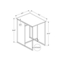 Counter Height Dining Table by Monarch