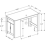 Counter Height Dining Table by Monarch
