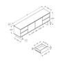 TV Stand by Monarch