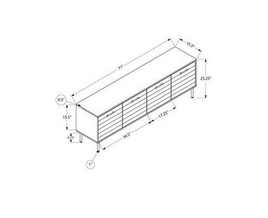 TV Stand by Monarch