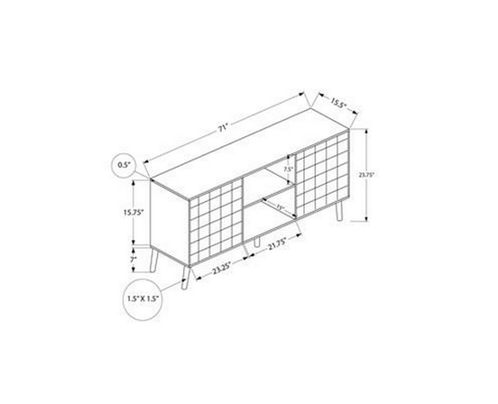 TV Stand by Monarch