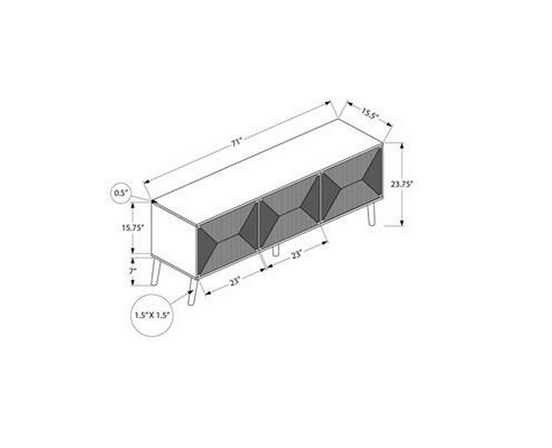TV Stand by Monarch