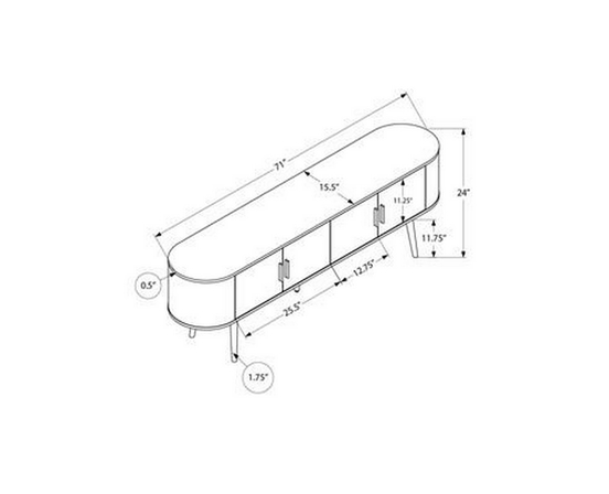 TV Stand by Monarch