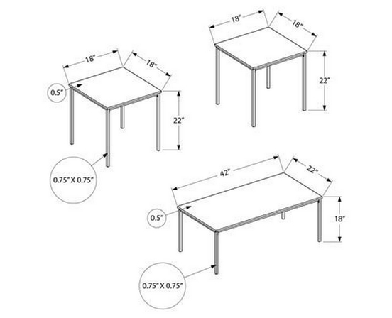 Occasional Table Set by Monarch