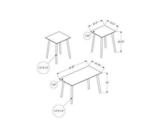 Occasional Table Set by Monarch