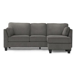 Stationary Fabric Sofa by Monarch