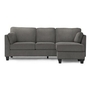 Stationary Fabric Sofa by Monarch