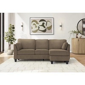 Stationary Fabric Sofa by Monarch