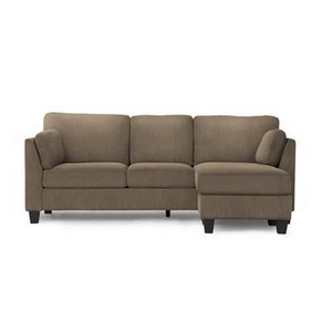Stationary Fabric Sofa by Monarch
