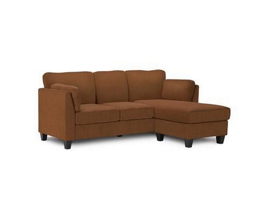 Stationary Fabric Sofa by Monarch